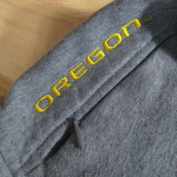 Vintage Nike Center Swoosh University of Oregon Ducks Hoodie Sweatshirt - Picture 4 of 9